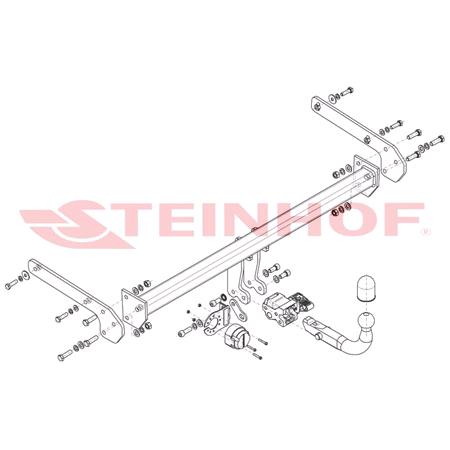 Steinhof Semi Automatic Detachable Towbar for Suzuki VITARA 2015 Onwards