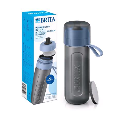 BRITA Active 600ml Water Filter Bottle   Dark Blue