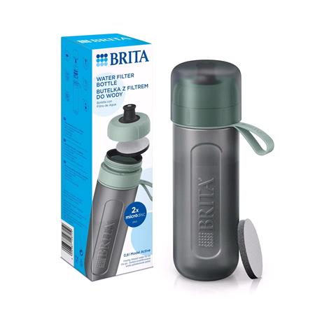BRITA Active 600ml Water Filter Bottle   Dark Green