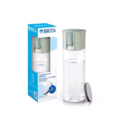 BRITA 600ml Water Filter Bottle   Light Green
