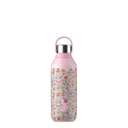 Chilly's 500ml Series 2 Bottle   Liberty Summer Sprigs Blush Pink