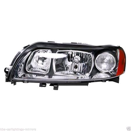 Left Headlamp (Halogen, Takes H7/H9 Bulbs, Supplied Without Motor) for Volvo S60 2005 on