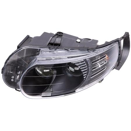 Left Headlamp (Halogen, Takes H7 / H7 Bulbs, Supplied With Motor, Original Equipment) for Saab 9 5 2006 on