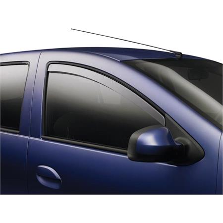 Tinted Front Wind Deflectors For Mitsubishi Colt 2004 2012, 3 Door 