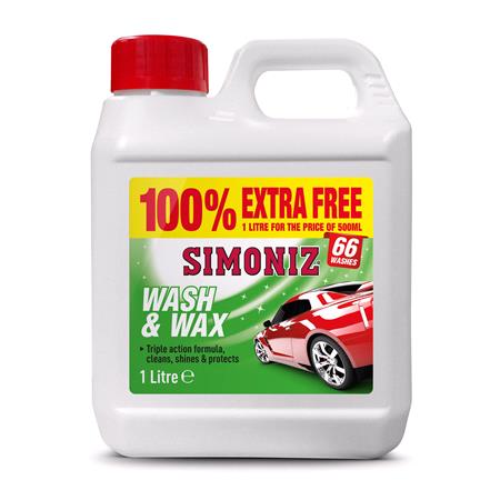 Simoniz Wash and Wax   500ml with 100 Percent Extra Free