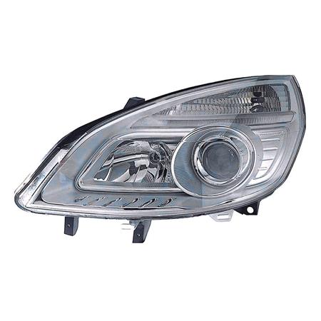 Left Headlamp (Halogen, Takes H1/H7 Bulbs, Supplied Without Motor) for Renault SCENIC 2007 2009