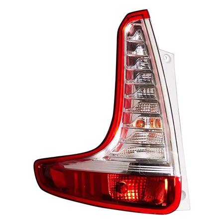 Renault Scenic 2010 Onwards LH Rear Lamp, 7 Seater Models With Bulbholder