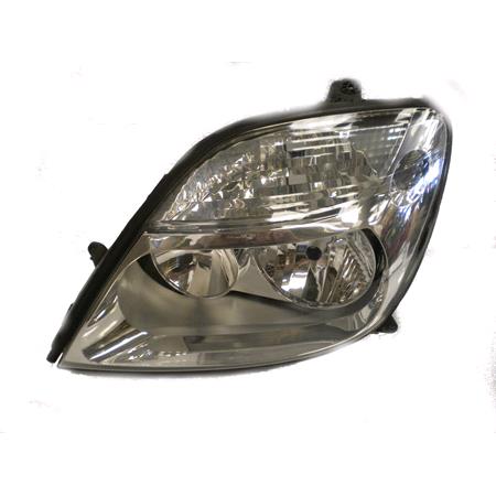 Left Headlamp (Silver Bezel, Original Equipment) for Renault SCÉNIC I 1999 2003