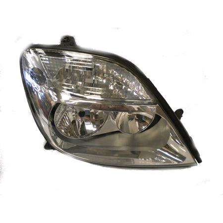 Right Headlamp (Silver Bezel, Original Equipment) for Renault SCÉNIC I 1999 2003