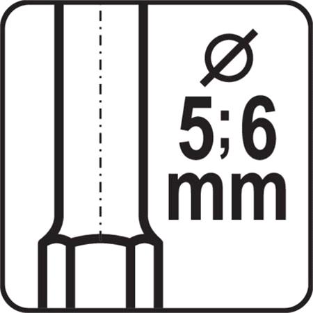 SCREWDRIVER BITS   TORX S.T15;T27 L100MM