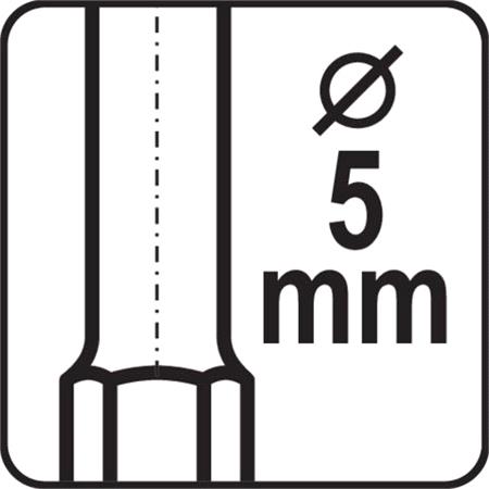 SCREWDRIVER BITS   TORX S.T10;T25 L100MM