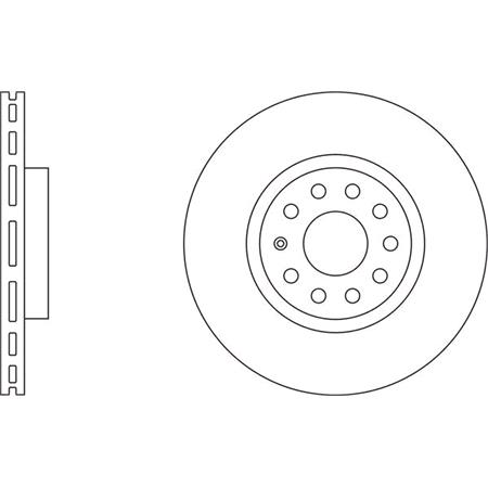 APEC Blue Front Axle Brake Discs (Pair)   Diameter: 312mm   SDK6045