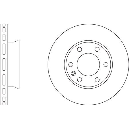 APEC Blue Front Axle Brake Discs (Pair)   SDK6100