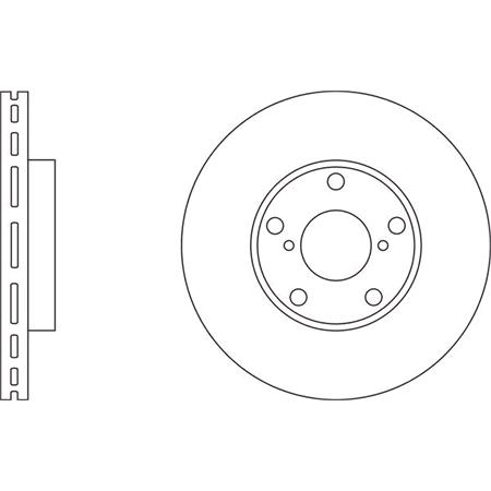 BrakeFit (APEC Blue) Front Axle Brake Disc (Single)