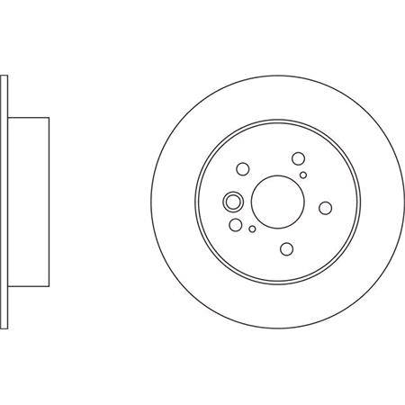 BrakeFit (APEC Blue) Rear Axle Brake Disc (Single)