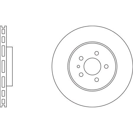 BrakeFit (APEC Blue) Front Axle Brake Discs (Pair)   SDK6172