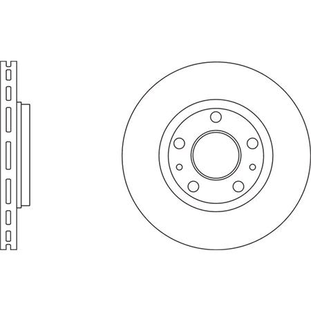 APEC Blue Front Axle Brake Discs (Pair)   SDK6219
