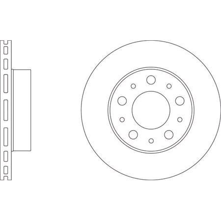 APEC Blue Front Axle Brake Discs (Pair)   SDK6489