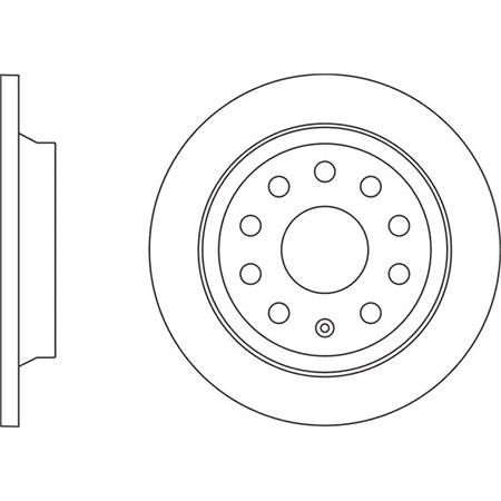 APEC Blue Rear Axle Brake Discs (Pair)   Diameter: 300mm   SDK6780