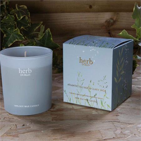 Herb Dublin Atlantic Sea Salt Gift Candle