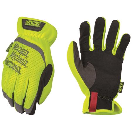 Mechanix FastFit Hi Viz Yellow Safety Gloves   Large