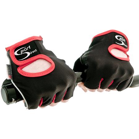 Cycle Track Mitts   Black Red   Medium