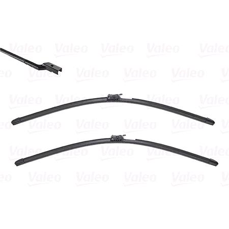 Valeo VA309 Pair Heated Silencio AquaBlade Wipers (650/480mm) for Volvo XC60 II 2017 Onwards