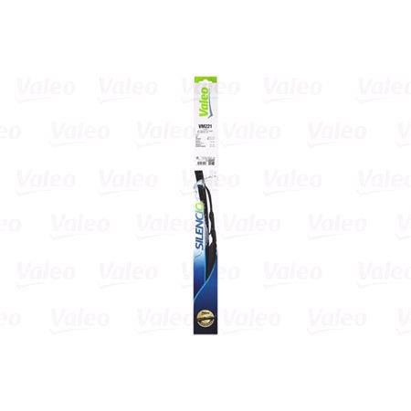 Valeo VM221 Silencio Curved Wiper Blades Set (525 / 525mm) for Skoda SUPERB 2002 to 2005