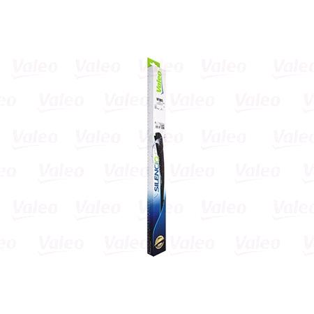 Valeo VF805 Silencio Flat Wiper Blades Front Set (600 / 400mm   Push Button Arm Connection)