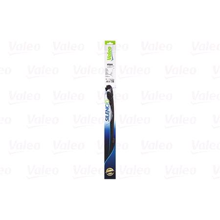 Valeo VF844 Silencio Flat Wiper Blades Front Set (650 / 400mm   Push Button Arm Connection)