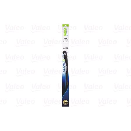 Valeo VF846 Silencio Flat Wiper Blades Front Set (650 / 400mm   Push Button Arm Connection) for Toyota Avensis Estate 2009 Onwards