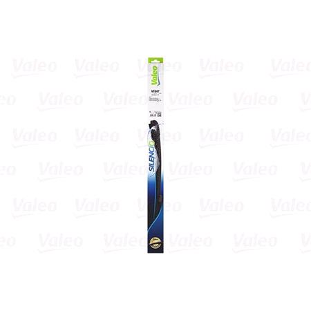 Valeo VF847 Silencio Flat Wiper Blades Front Set (650 / 425mm   Side Pin Arm Connection)