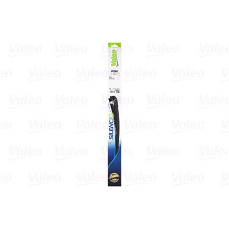 Valeo VF868 Silencio Flat Wiper Blades Front Set (550 / 475mm   Push Button Arm Connection)