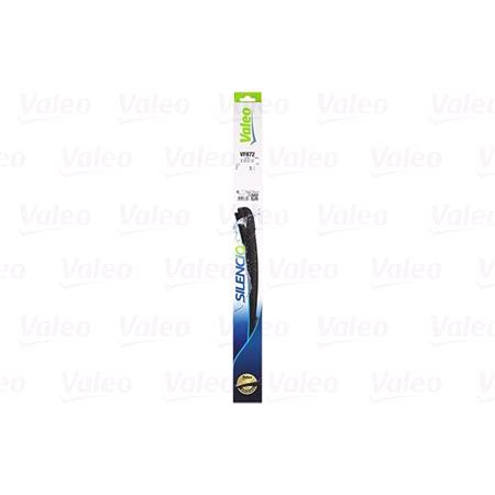 Valeo VF872 Silencio Flat Wiper Blades Front Set (600 / 520mm   Push Button Arm Connection)