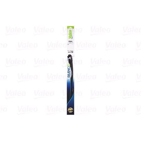 Valeo VF943 Silencio Flat Wiper Blades Front Set (650 / 380mm   Exact Fit Connection) for Renault Captur 2013 2020