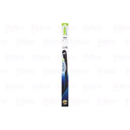 Valeo VF949 Silencio Flat Wiper Blades Front Set (630 / 530mm   Push Button Arm Connection)