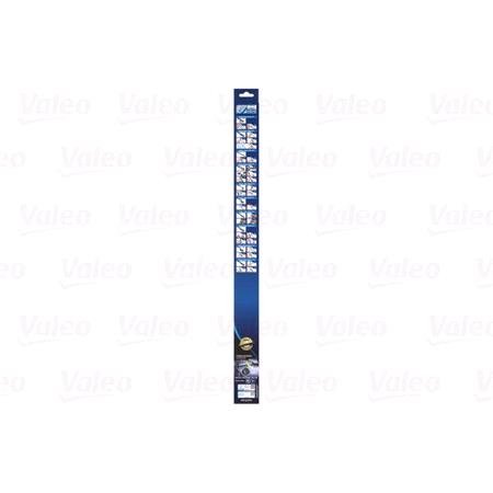Valeo VF949 Silencio Flat Wiper Blades Front Set (630 / 530mm   Push Button Arm Connection)
