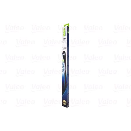 Valeo VF955 Silencio Flat Wiper Blades Front Set (700 / 650mm   Push Button Arm Connection)