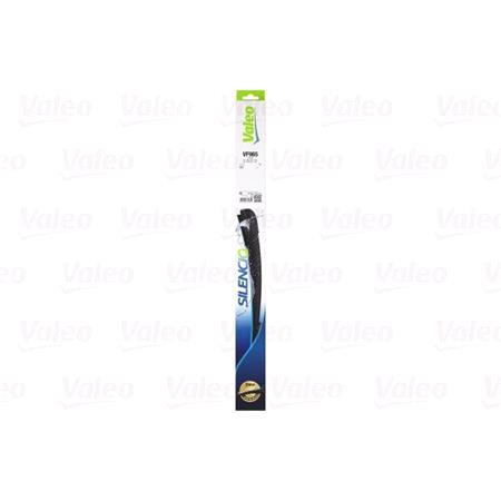 Valeo VF965 Silencio Flat Wiper Blades Front Set (600 / 500mm   Push Button Arm Connection)