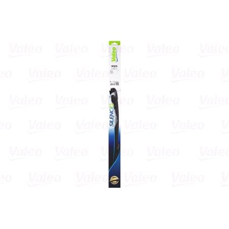 Valeo VF975 Silencio Flat Wiper Blades Front Set (650 / 530mm   Push Button Arm Connection)