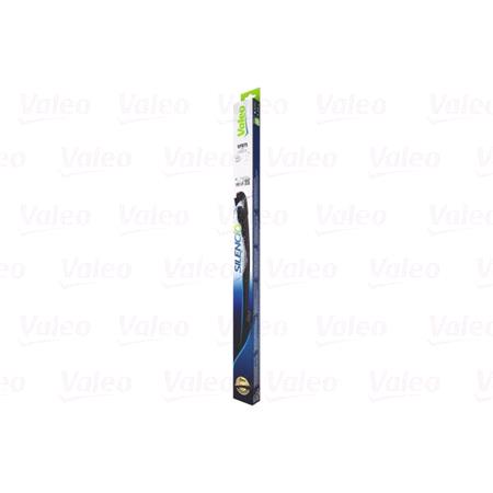Valeo VF975 Silencio Flat Wiper Blades Front Set (650 / 530mm   Push Button Arm Connection)