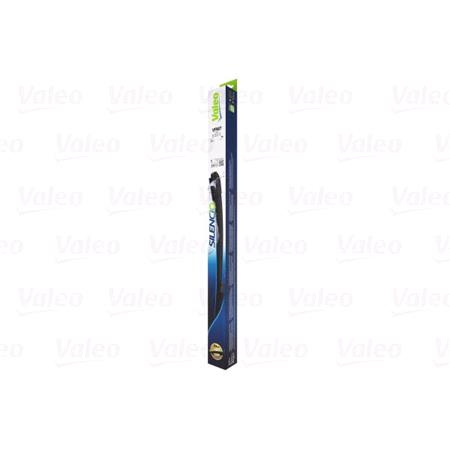 Valeo VF987 Silencio Flat Wiper Blades Front Set (680 / 350mm   Push Button Arm Connection)