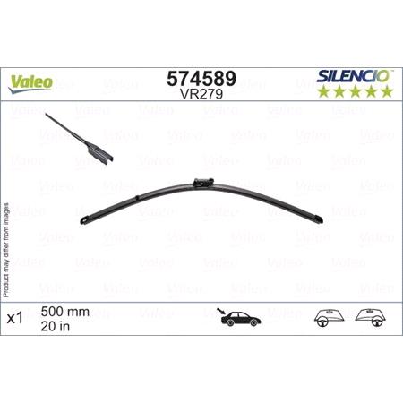 Valeo VR279 Silencio Rear Wiper Blade (500mm) for Vauxhall INSIGNIA Mk II Hatchback 2017 to 2022