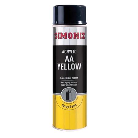 Simoniz AA Van Yellow Spray Paint   500ml