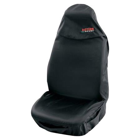 Universal Action Sports Style Protective Car Seat Cover   Black