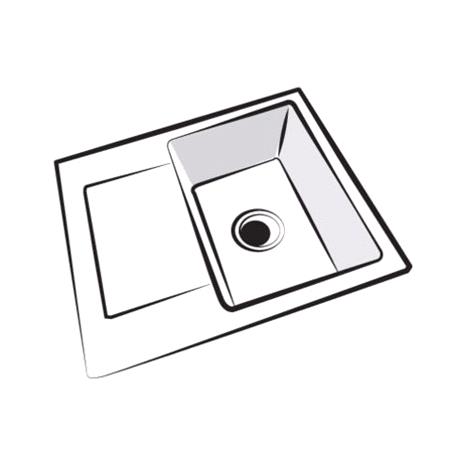 SILICONE PLUG WITH STRAINER BLACK