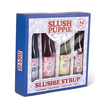 Slush Puppie Maker Machine With 4 Syrup Gift Set