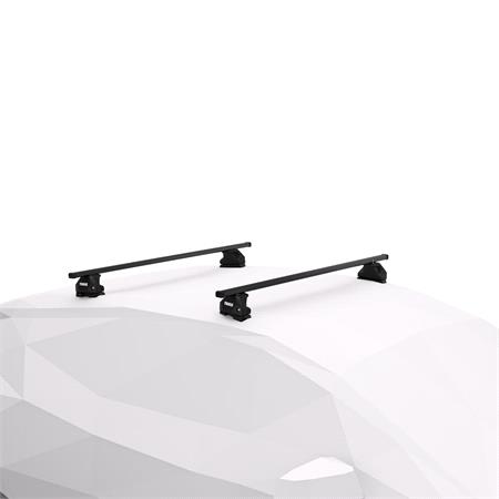 Thule SquareBar Evo Roof Bars for Subaru XV SUV, 5 door, 2011 Onwards, with Fixed Points