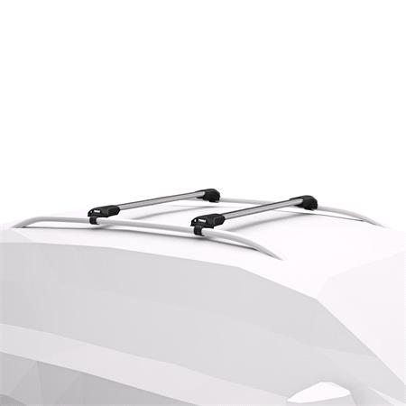 Thule WingBar Edge Roof Bars for Skoda ROOMSTER MPV, 5 door, 2006 2015, With Raised Roof Rails