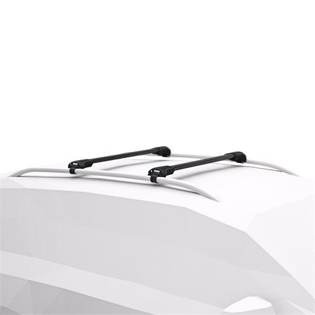Thule WingBar Edge Roof Bars for Mercedes GLE SUV, 5 door, 2018 Onwards, With Raised Roof Rails